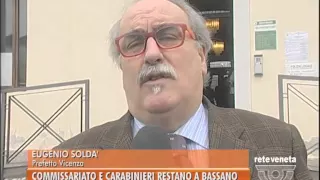 20/01/2015-COMMISSARIATO E CARABINIERI RESTANO A BASSANO