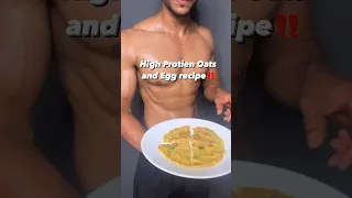 High Protien oats and egg recipe #shorts#food#fitness