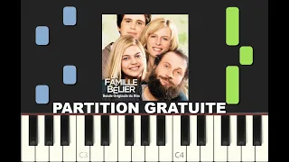 JE VOLE, Michel Sardou, Louane, Piano Tutorial avec partition gratuite (pdf)