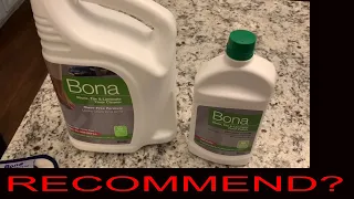 Bona Floor Cleaner & Polish Review - Before & After  Laminate Tile and Granite - 2019 - Is it GOOD?