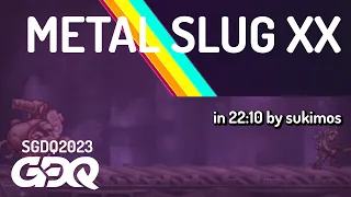 Metal Slug XX by sukimos in 22:10 - Summer Games Done Quick 2023