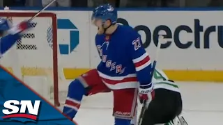 Rangers' Adam Fox Caps A WILD Overtime With Nasty Backhand To Sink The Stars