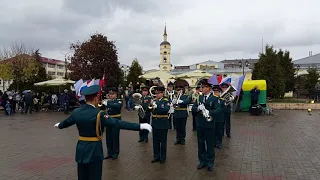 Дефиле оркестра в г.Боровск Калужской области, октябрь 2019г.