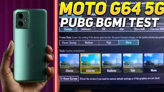 MOTO G64 5G BGMI TEST🥶 | MOTO G64 5G PUBG TEST | MOTO G64 5G GAMING TEST