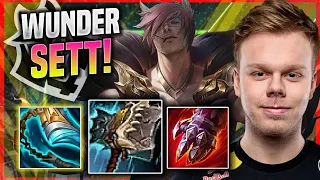 WHEN WUNDER PLAYS SETT TOP! - G2 Wunder Plays Sett TOP vs Fiora! | Season 11