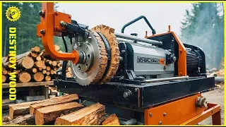Amazing Homemade Firewood Processing Machine, Super Fast Wood Cutting Machine On Another Level 🪓15