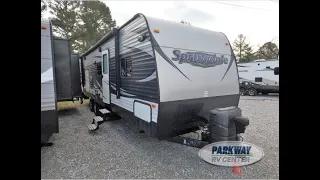 SOLD! 2016 Keystone Springdale 310SG Travel Trailer, Slide, Bunks, Outside Kitchen, $21,900