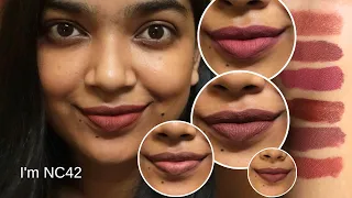 5 Nude Liquid Lipsticks For Dusky Skin | Bare Skin Swatches | Without Any Makeup