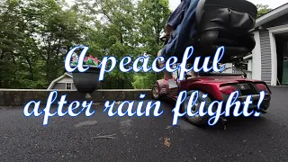 A lull in the rain flight