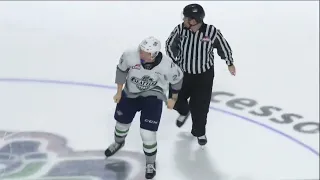 Everett Silvertips VS Seattle Thunderbirds Hits, Fights, And Goals