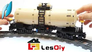 New Arrival from the LesDiy.com - MOC-81220 Four-Axle Oil Tanker - Unboxing & Review (4K)