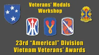 "Americal", 23rd Infantry Division Vietnam Veterans' Medals and Insignia! Military Medals of America