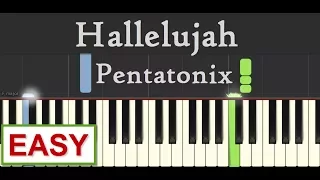 Hallelujah EASY Piano Tutorial (Pentatonix) - Piano Tutorial by SPW