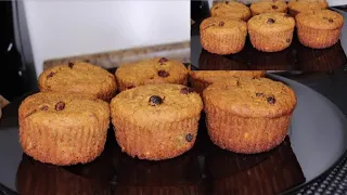 yummy healthy oats coconut muffins for breakfast! no flour, low calorie! eat to stay in shape