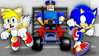Escaping BIKER BARRY'S PRISON with Sonic & Tails!