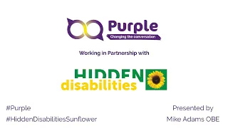 Purple partners with the Hidden Disabilities Sunflower Scheme