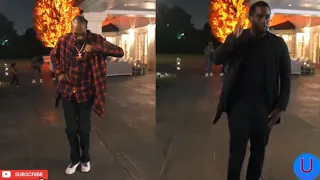 Snoop Dogg and Puff throwing down some new dance moves.