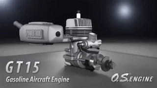 OS Engine  O.S. GT15 15cc Gas 2-Cycle Airplane Engine 38160 V1
