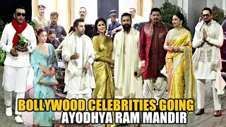 Celebrities Depart For Ayodhya Ram Mandir Pran Pratishtha Ceremony - Alia-Ranbir, Vicky-Katrina