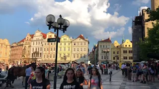 Prague Czech Republic Walking Tour 4K