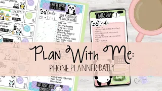 Digital Plan With Me: Phone Planner Daily | Xodo Digital Planning