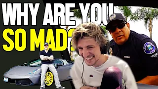 Lambo Owner Outplays Officer With Professionalism | xQc Reacts to Audit the Audit