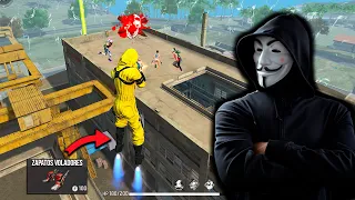 Usé los Nuevos ZAPATOS VOLADORES y Me Volvi HACKER 😱 Free Fire