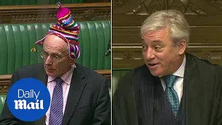 Crazy Hats promoted by MP in Parliament causes concern by Berscow - Daily Mail