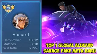 Meta Top 1 Global Alucard Savage! terlalu over power jadi jungler tapi banyak yang ga tau