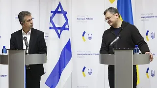 Krieg in der Ukraine: Israels Außenminister in Kiew, Lukaschenko bei Putin