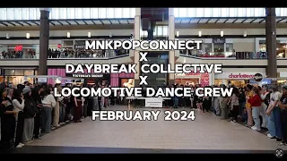 K-Pop Random Play Dance Challenge in Public | Maplewood Mall Minnesota February 2024