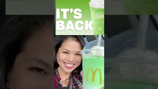 McDONALD’S SHAMROCK SHAKE IS BACK!!