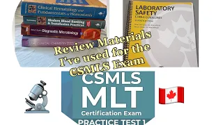 Review Materials I've used when I studied for the CSMLS Exam | CSMLS EXAM Prep| IEMLT