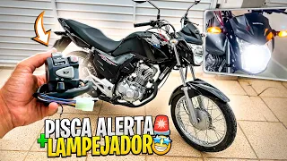 PUNHO DA NC750 NA START 160, PISCA ALERTA E LAMPEJADOR 😍