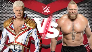 Cody Rhodes VS Brock Lesnar | A Rivalry Continues... | WWE Raw | WWE 2K23