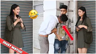 Ki$$ing on Boobs😂 Prank on Girl's || Amazing Reactions || Part 2 || By viraj tripathi