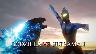 GODZILLA VS ULTRAMAN (Blender Animated Short)