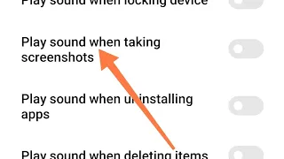 How to on off Play sound when taking screenshots in Redmi Note 11 SE , Play sound when taking screen