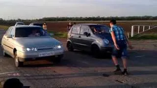 Гонка ВАЗ 2112 vs Daewoo Matiz