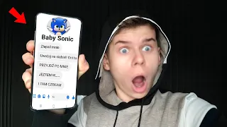 BABY SONIC WYSŁAŁ MI WIADOMOŚĆ w PRAWDZIWYM ŻYCIU!