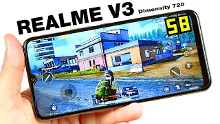 REALME V3 (DIMENSITY 720🔥) В ИГРАХ 2020 ГОДА! 🔥 БОЛЬШОЙ ТЕСТ ИГР С FPS! + НАГРЕВ | GAMING TEST