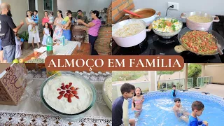 FIZEMOS CHURRASCO PARA A FAMÍLIA, DIA DE PISCINA, MUITAS RISADAS, ABACAXI DELÍCIA E MAIS...