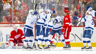 Dave Mishkin calls Lightning vs Red Wings highlights (10/14/2021)