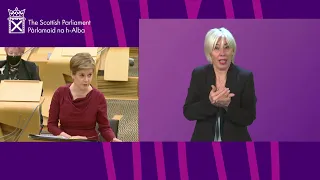 First Minister's Questions (BSL) - 23 December 2021