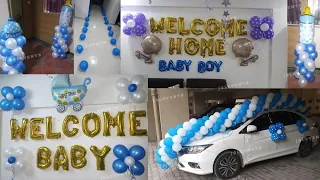 Welcome home decoration for new born baby Pune, Welcome ceremony