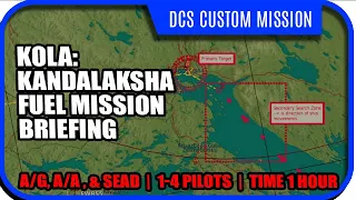 🌍 Kola map Mission for DCS World: Fuel & Ship Strike | Digital Combat Simulator