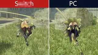 2022.6.29 盲猜 [IF] NieR:Automata on SWITCH(what I expect) vs PC　｜NS (仮想) 畫質not available  yet VS PC畫質