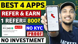 1 Refer 800₹ | Refer And Earn App | Best Refer And Earn Apps | Refer And Earn Money