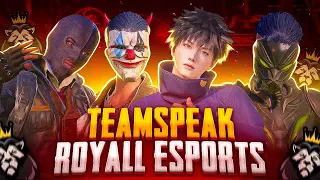 TEAMSPEAK ROYALL ESPORTS | PUBG MOBILE | IPHONE 14 PRO | 90 FPS