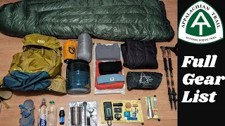 Complete Gear List | 2024 Appalachian Trail Thru Hike | Everything I'm Taking With Me!